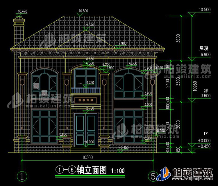 正立面图